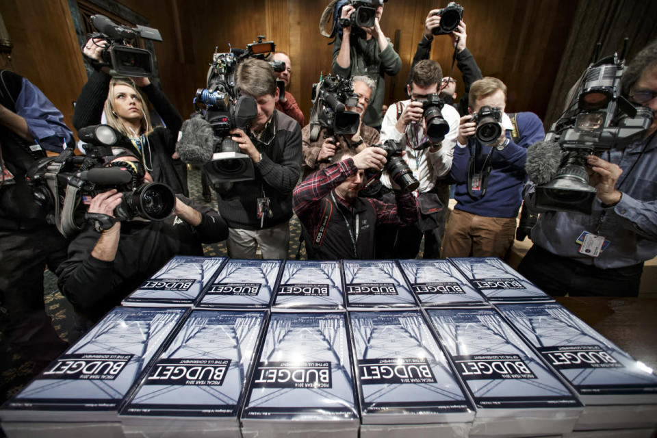 Feb. 2, 2015 — President Obama’s 2016 budget plan arrives at Capitol