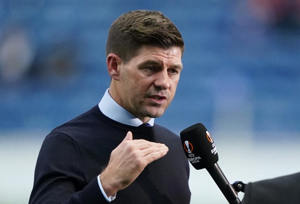 Steven Gerrard started the Europa League journey (Andrew Milligan/PA) (PA Archive)