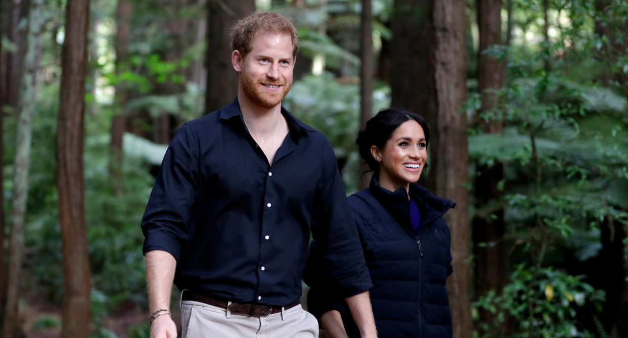 The Duke and Duchess of Sussex. Image via Getty Images. 