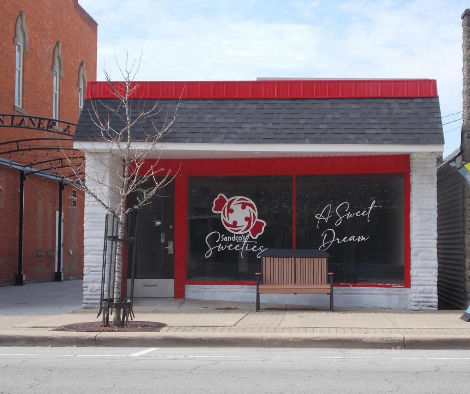 Sandco Sweeties, a candy store, is slated to open this June at 127 S. Main St. in downtown Clyde.