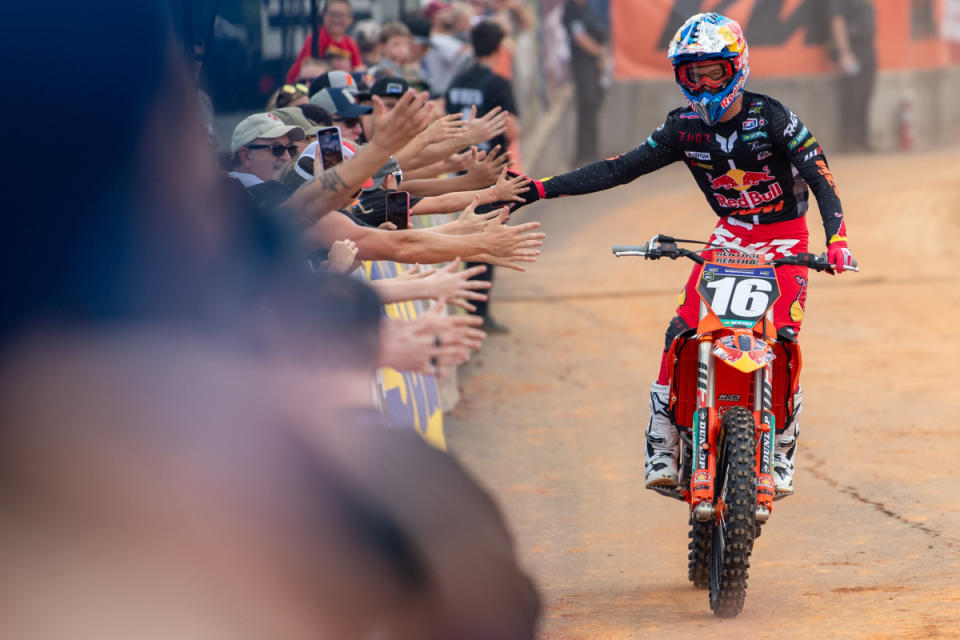 Tom Vialle choses #16 as his career number. (He will run the #1E for Supercross)<p>Photo Courtesy of Ayala Media / Josh Davey</p>