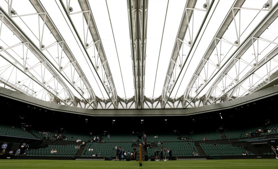 A general view of Centre Court (Steven Patson/PA) (PA Wire)