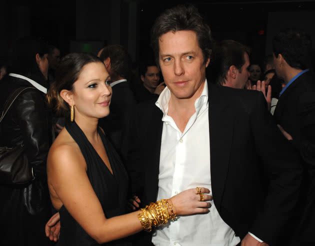 Drew Barrymore and Hugh Grant pictured during the Music And Lyrics LA premiere in 2007.