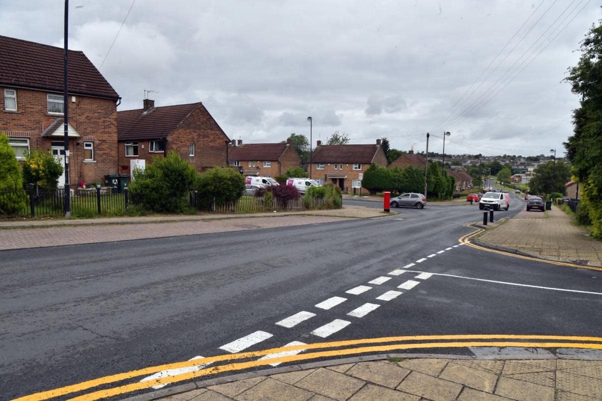 Police are investigating a stabbing which took place on Broadstone Way near Horsham Road in Holme Wood <i>(Image: Telegraph & Argus)</i>