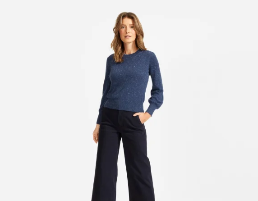 The Cashmere Lantern Sweater