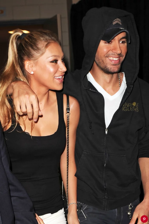 Anna Kournikova and Enrique Iglesias in 2012