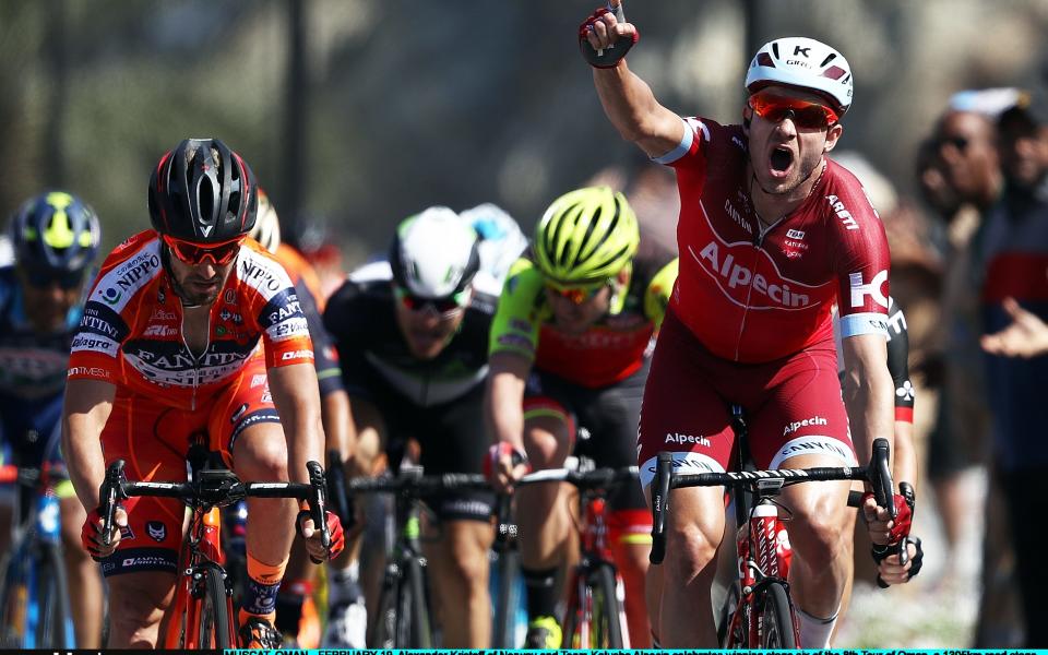 Alexander Kristoff won stage six of the Tour of Oman this year