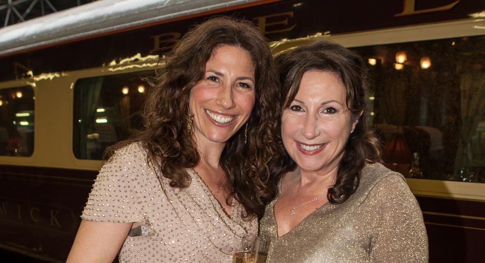 Emmerdale star Gaynor Faye with her mother Kay Mellor, who died aged 71. (Getty Images)