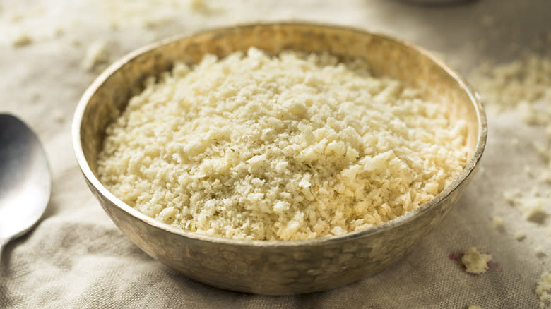 panko breadcrumbs in a bowl