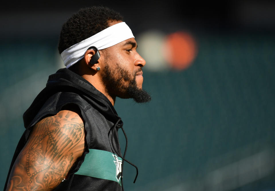 DeSean Jackson's abdominal injury makes a bad situation worse in Philadelphia. (Eric Hartline/Reuters)