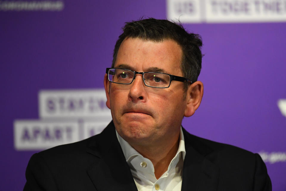 Victorian Premier Daniel Andrews is set to revise his proposals for the state's State of Emergency legislation. Source: AAP