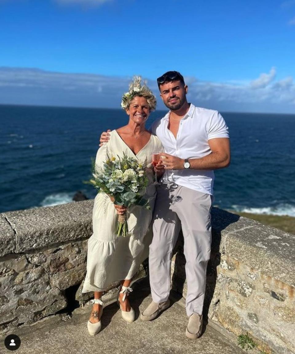 Love Island’s George Tasker revealed his mum (pictured) has married Mollie Salmon’s dad (Instagram/GeorgeTasker)