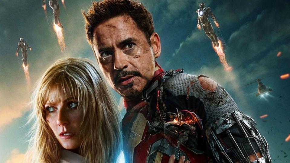 Gwyneth Paltrow and Robert Downey Jr in Iron Man 3. (Marvel Studios/Disney/Alamy)