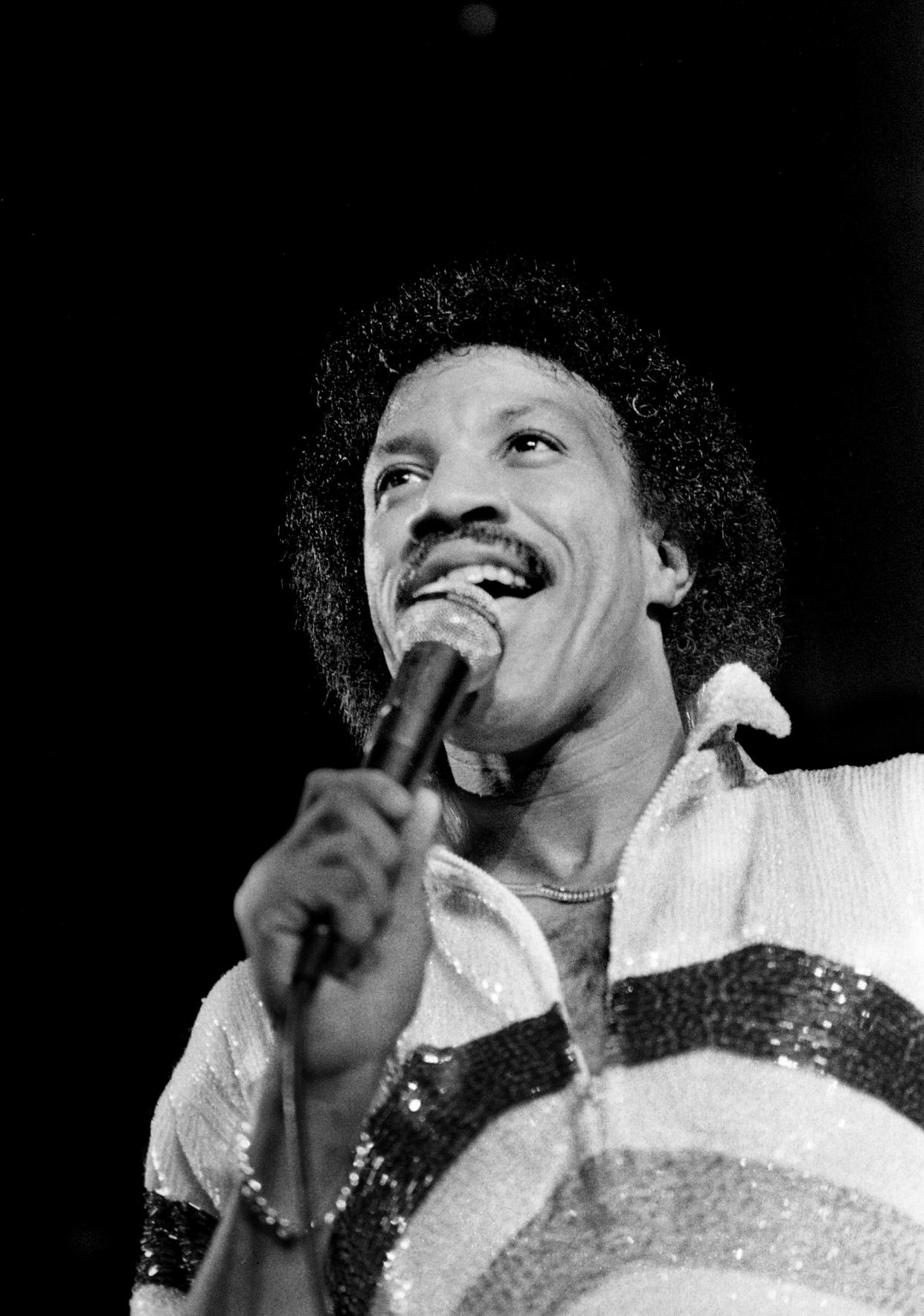 Lionel Richie proved himself to be the consummate entertainer during his concert at Murphy Center on MTSU campus in Murfreesboro, Tenn, on Oct. 19, 1983. The near-capacity crowd was on its feet in a frenzy of wild clapping, stomping and cheering.