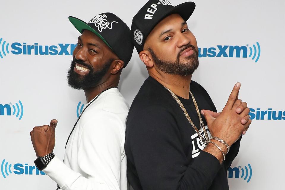NEW YORK, NEW YORK - JUNE 25: Desus and Mero visit the SiriusXM Studios on June 25, 2019 in New York City. (Photo by Taylor Hill/Getty Images)