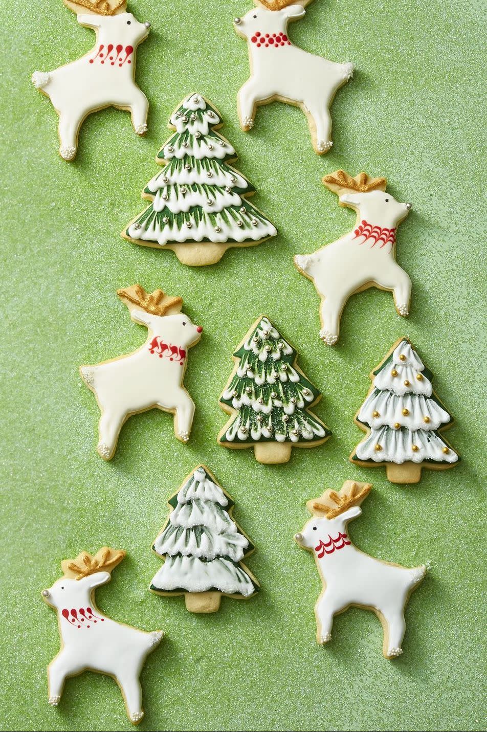 Reindeer and Tree Cookies