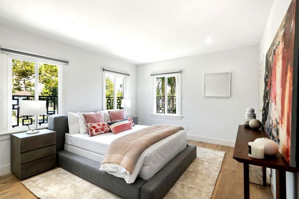 9) Here is another light-filled bedroom in the house.