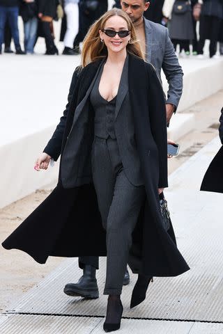 <p>Arnold Jerocki/Getty</p> Jennifer Lawrence attends the Christian Dior Womenswear Fall/Winter 2024-2025 show as part of Paris Fashion Week on February 27, 2024 in Paris, France.