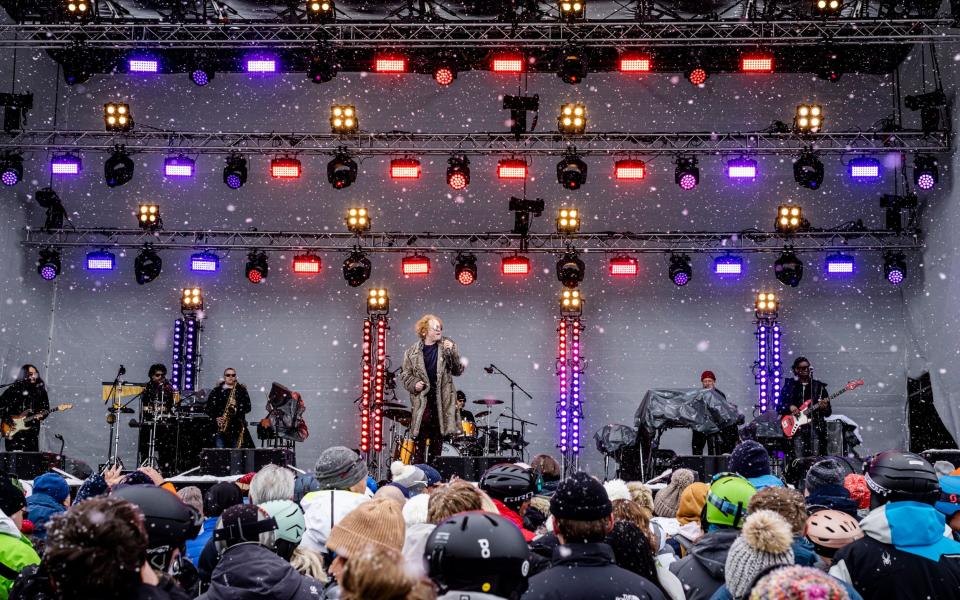 Ischgl in Austria is famous for its high energy concerts