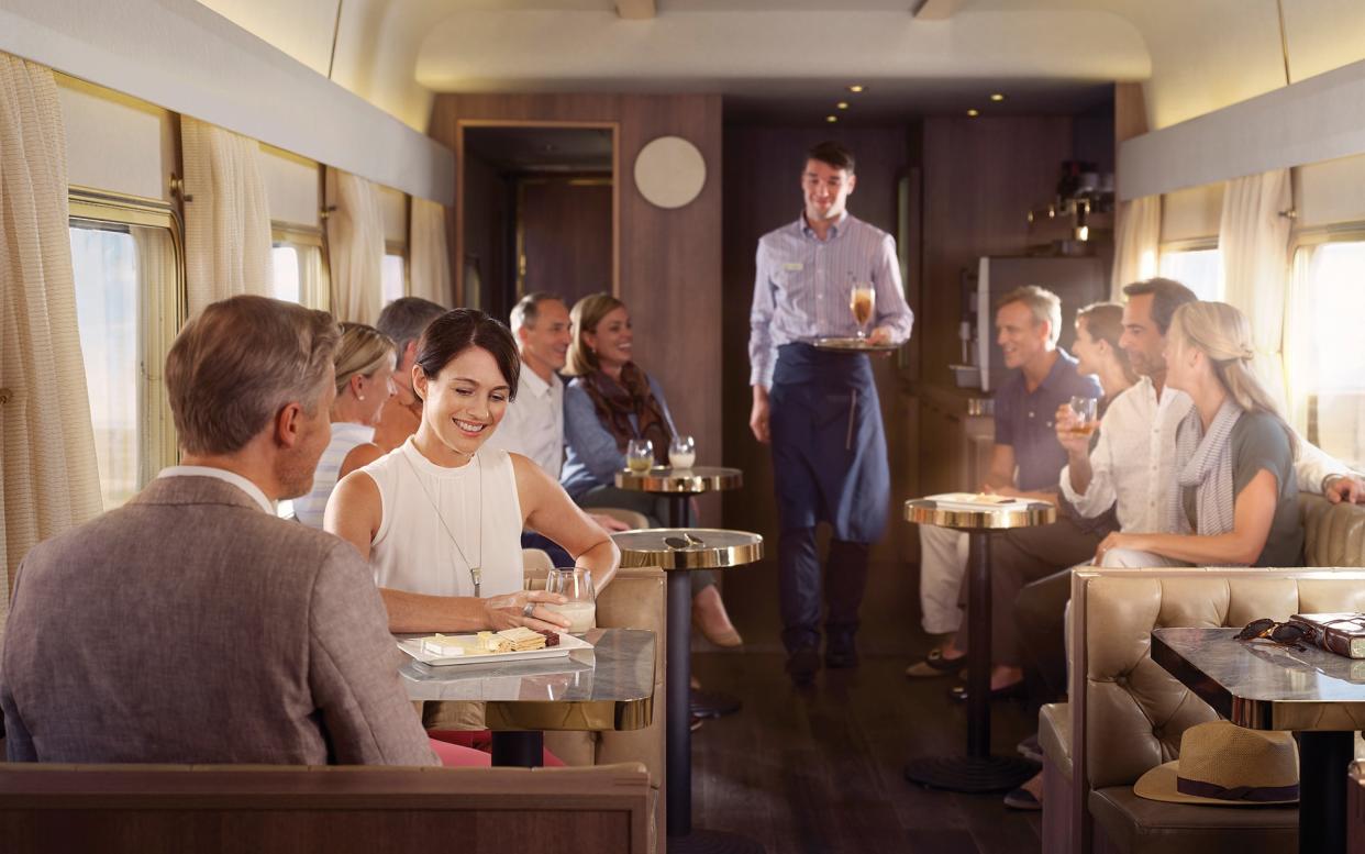 Dining on board the Ghan - Copyright Heather Dinas Photography