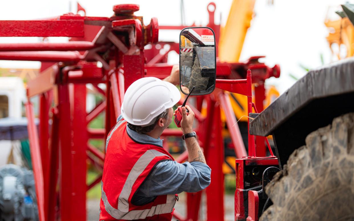 Crane worker