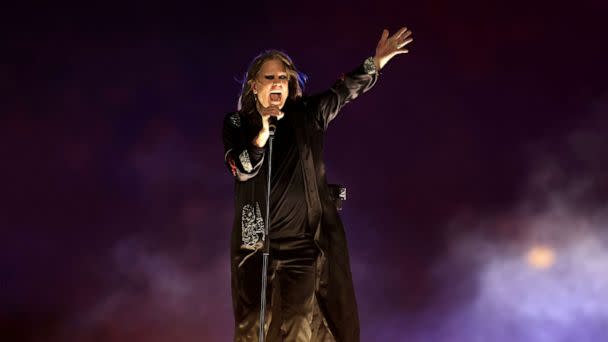 PHOTO: Ozzy Osbourne of Black Sabbath performs during the Birmingham 2022 Commonwealth Games Closing Ceremony at Alexander Stadium, Aug. 8, 2022, on the Birmingham, England.  (Alex Pantling/Getty Images)