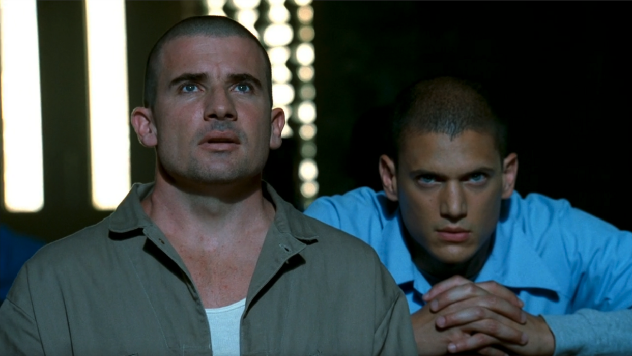  Dominic Purcell and Wentworth Miller in Prison Break Season 1. 