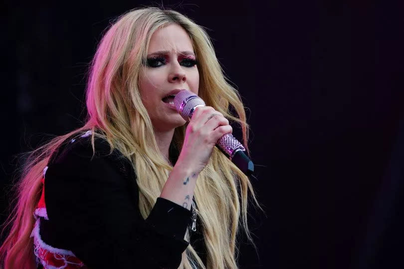 Avril Lavigne commanded the stage during her Manchester show (picture from Glastonbury)