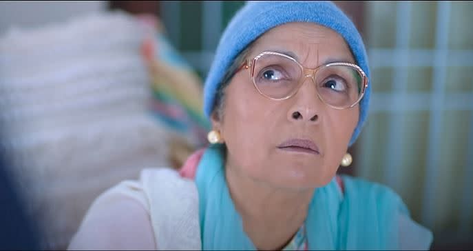 Neena Gupta as Sardar Kaur in <i>Sardar Ka Grandson.</i>