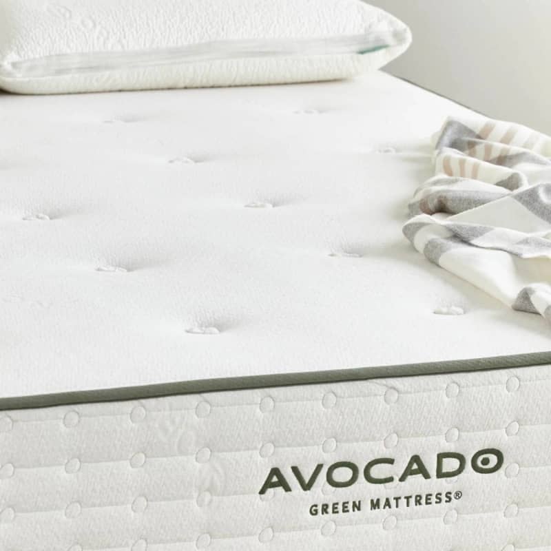 Avocado Green Mattress, Firm Queen