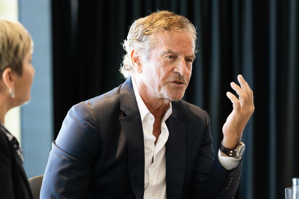 Mark Bouris speaks at a Gumtree event in June. (Image: Supplied).