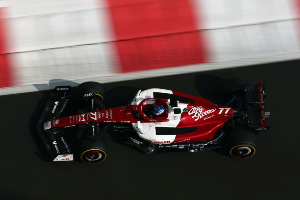 formula 1 testing in abu dhabi day one