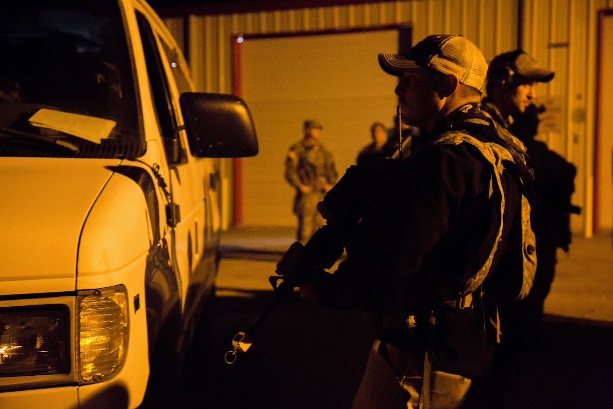 us army special forces soldiers provide security during a night joint training exercise in louisiana, march 8, 2014 special forces work in groups, organized in teams of 12 men, each specially trained and cross trained in different disciplines us army photo by spc travis jonesnot reviewed