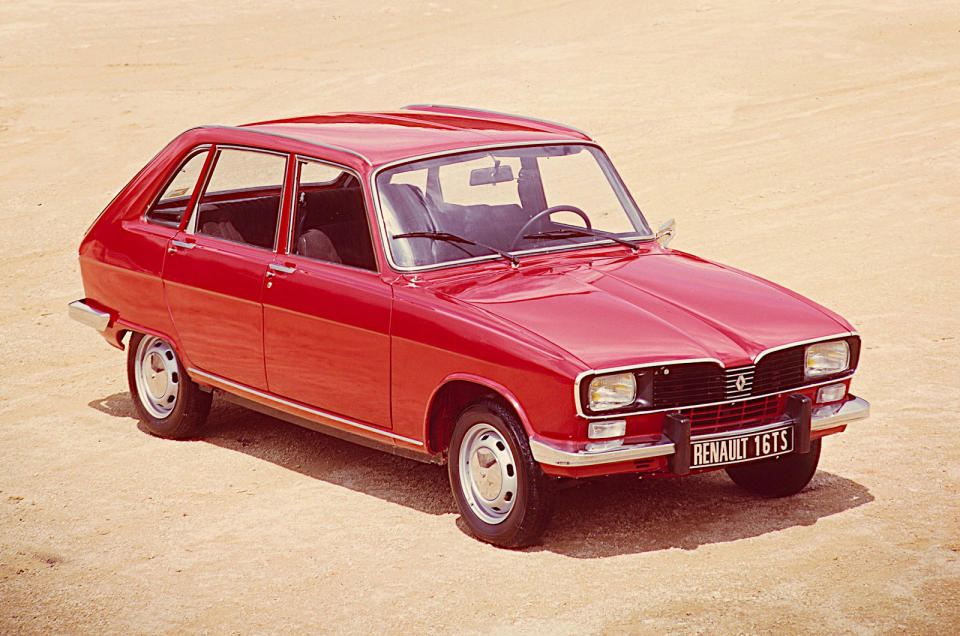 <p>Depending on your exact definition of the word, the 16 was not the world’s first hatchback, but it was arguably the first in the modern sense, with a two-box body style and several seating configurations. At the time of its introduction in 1965, there was no single word to describe it, and it was generally referred to as a combination of a saloon and an estate.</p><p>Quite separately, the 16 was the first car powered by the all-aluminium<strong> Cléon-Alu </strong>engine. This would later appear in many other Renaults, and in two models as different from the 16 as could be imagined – the World Rally Championship winning <strong>Alpine A110</strong> and the <strong>Lotus Europa.</strong></p>