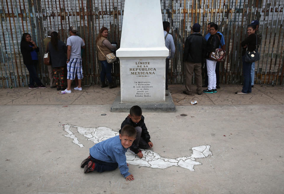 Along the U.S.-Mexico border