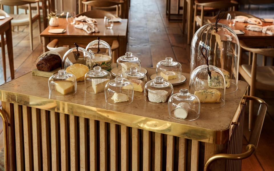 The cheese trolley at Hide in Mayfair - but will there be time for cheese?