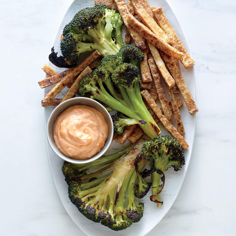 1511 Broccoli Steaks with Tofu Fries