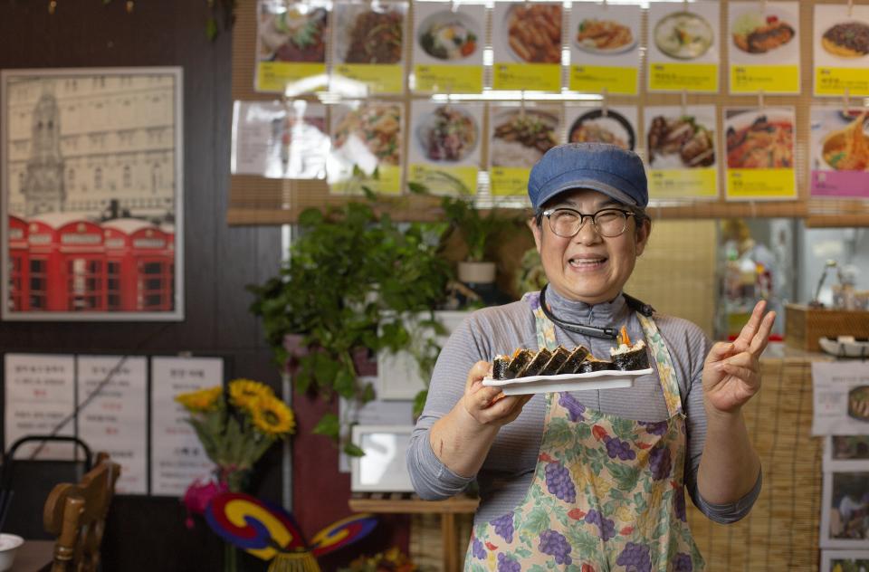 Okkyong Kim started Manna Korean Restaurant to create a community for people while serving traditional Korean food.