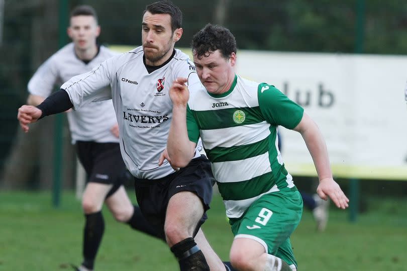 Declan Monaghan during his time with Donegal Celtic