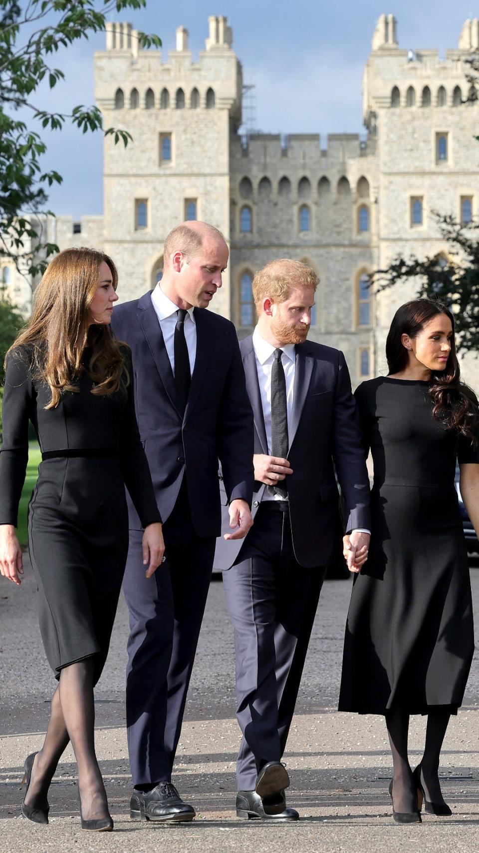 Kate, William, Harry and Meghan