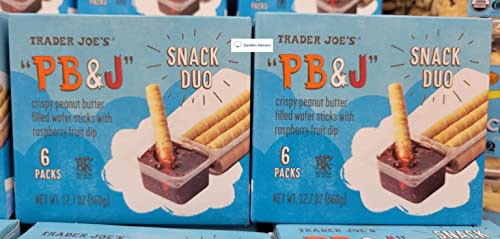 Trader Joe’s PB & J Snack Duo 6 Pack 12.7oz 360g (Two Boxes)