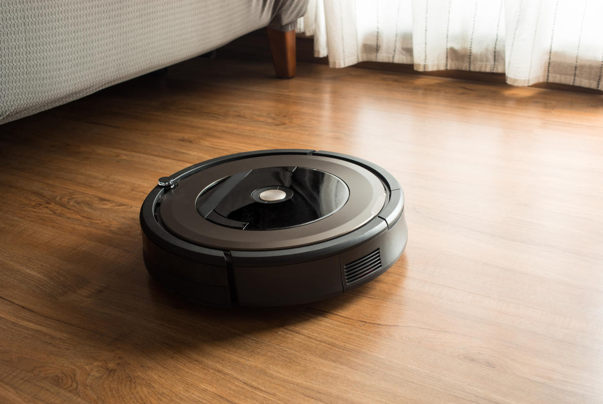 Sweep up pet hair and daily dust with a robot vacuum that does all the work so you don't have to. (Getty Images)