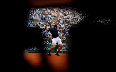 Dominic Thiem in vision - Credit: Reuters