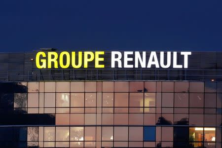 FILE PHOTO: General view of the Renault automaker company headquarters is seen in Boulogne-Billancourt, near Paris, France November 21, 2018. REUTERS/Gonzalo Fuentes/File Photo