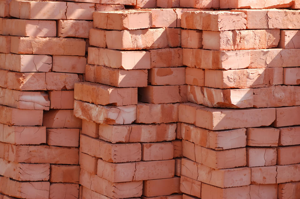 Brick production also risks being impacted by the rise in gas prices. (Getty)