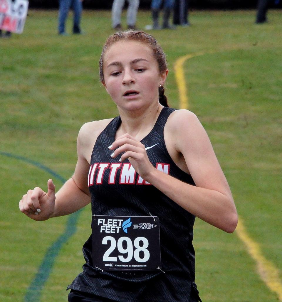 Rittman's Ryver Ramsier finshed fifth in the girls race.