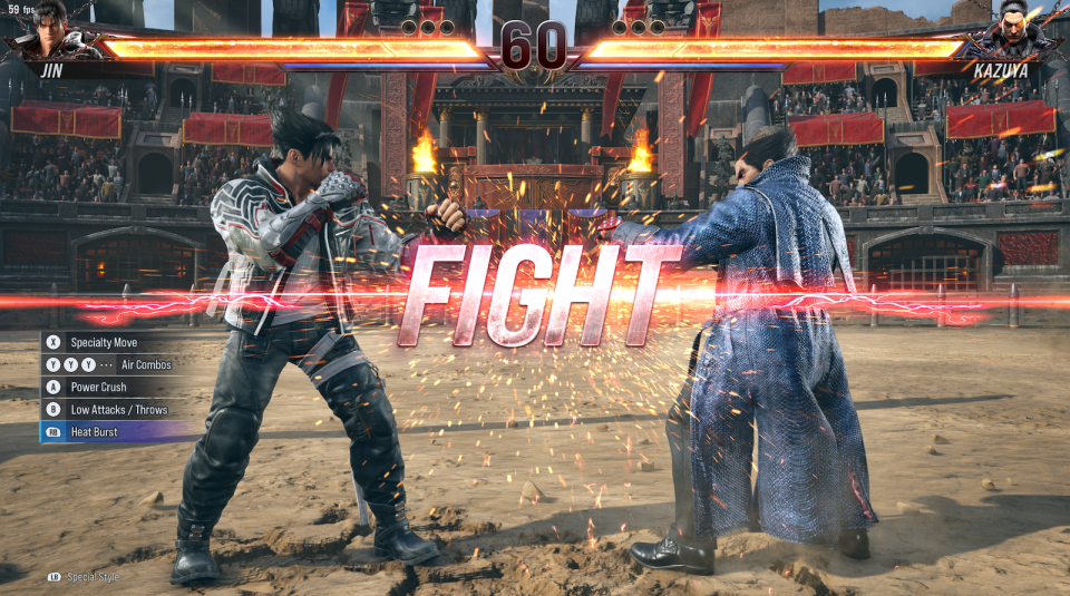 A screenshot of Tekken 8 in game