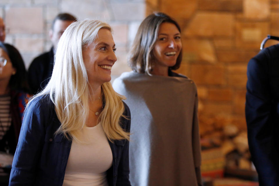 Lael Brainard, member of the Board of Governors of the Federal Reserve System leaves the three-day "Challenges for Monetary Policy" conference in Jackson Hole, Wyoming, U.S., August 23, 2019.  REUTERS/Jonathan Crosby