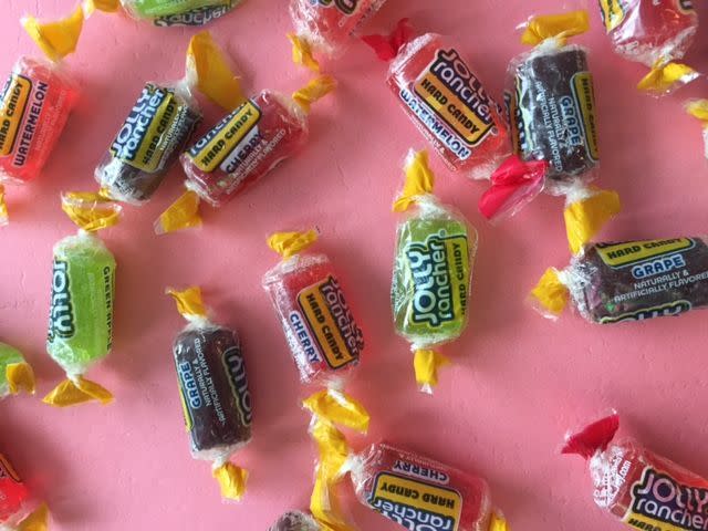 Crunching a Jolly Rancher is like rolling the dice.