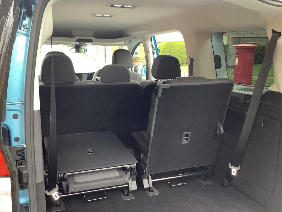 You can flip, fold and remove the rear rows of seats to suit (Sean O’Grady)